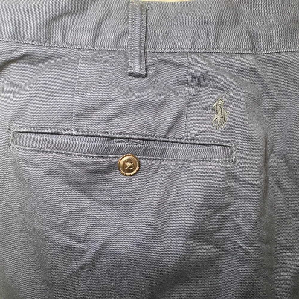 Polo Ralph Lauren The Polo Chino Mens 38 30 Navy Stretch Straight Fit Pants